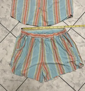 Matilda Jane Womens 2 Pc Set Pastel Colors Short Sleeve T-Shirt & Shorts XS thumbnail 4