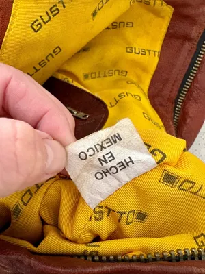 Vintage Gustto Leather Hobo Slouchy Shoulder Bag thumbnail 8