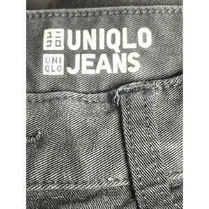 Uniqlo Jeans‎ Skinny Straight Jeans Womens 29X34 Black Denim E0137 thumbnail 6