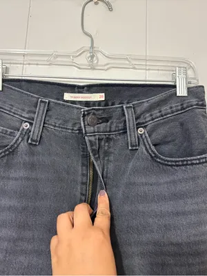 Levi’s 94 Baggy Bootcut Jeans Black Wash Size 28 Y2K thumbnail 5