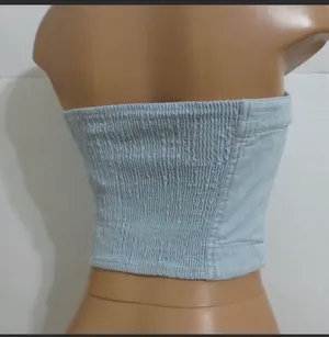 Free People Denim Tube Top thumbnail 3