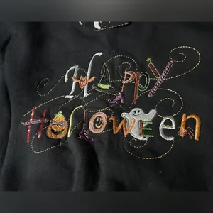 Holiday Editions Women’s Plus Size 3X Halloween Pullover Sweatshirt thumbnail 6