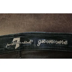 7 For All Mankind Gwenevere Skinny Jeans Womens 28 Dark Wash Blue Stretch Denim thumbnail 8