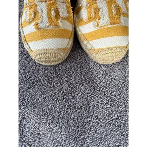 TORY BURCH Fray Stripe Espadrille Flat In Citrus, Size 11, NWOT thumbnail 11