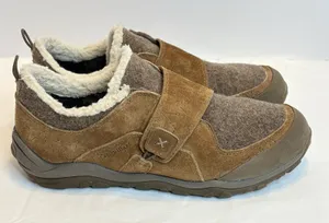 Caterpillar Women’s Brown Suede Slip On Shoes Faux Fur Lining Size 9 thumbnail 1