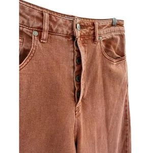 Free‎ People Wales Wide Leg Jeans Terracotta High Rise Brick Red Size 29 thumbnail 7