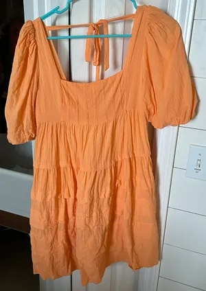 Anthropologie Square Neck Tiered Dress thumbnail 8