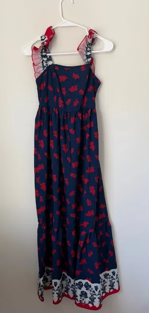 Red and blue dress Size XS thumbnail 1