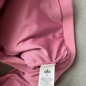 Alo Yoga Airbrush Heart Throb Bra Pink Wild Rose/White M thumbnail 3
