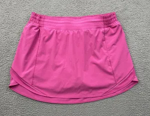 Lululemon Hotty Hot Skirt Skort High Rise Sonic Pink Athletic Tennis Women's 14 thumbnail 1