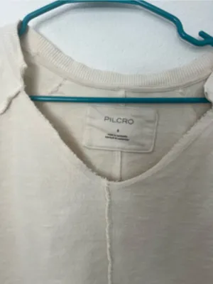 Anthropologie Pilcro Reworked Popover Cropped Sweatshirt thumbnail 2