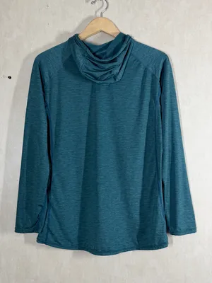 NRS Women’s Silkweight Hoodie Shirt Longsleeve UPF 50+ Outdoor in Mediterranea M thumbnail 6