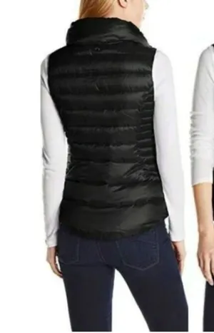 Lilly Pulitzer Black Quilted Down Puffer Vest thumbnail 1