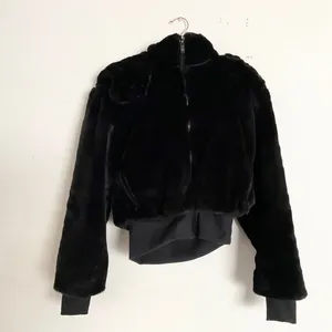 Alo Yoga Faux Fur Foxy Jacket Black S thumbnail 2