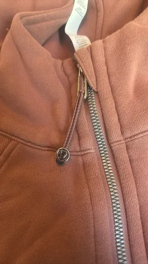 Lululemon Oversized Scuba Half-Zip in spiced chai in M/L thumbnail 5