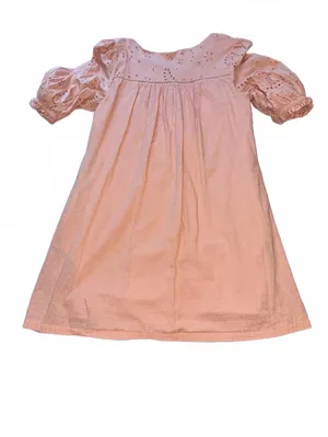 Boho Cottagecore Universal Thread Peach Eyelet Peasant Dress Size S thumbnail 2