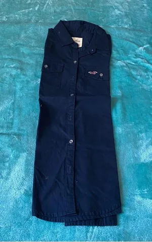 Hollis yet Women’s Blue Button Down Full Sleeves Shirt thumbnail 3