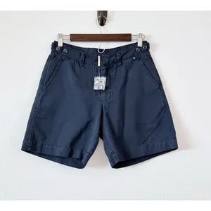 NEW Free People Navy Chino Shorts Womens Size 2 Preppy Coastal Cotton Casual thumbnail 2