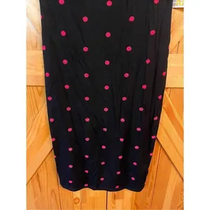 LuLaRoe Julia Dress Womens Black Red Polka Dot Midi Shirt Dress Size XXS nwt (33 thumbnail 2