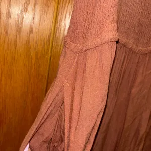 T.J.Maxx Rust colored Jumpsuit with ruffled shoulders White Size XL thumbnail 7