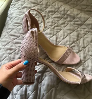 Madden Girl Purple Rhinestone Heels 10 thumbnail 3
