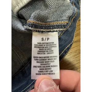 Aeropostale Women Size Small‎ Jean Jacket Denim Trucker Y2K Hippie Preppy City thumbnail 4