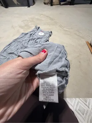 Umgee NWT Aimsel dress boho grey large MSRP$57 thumbnail 9