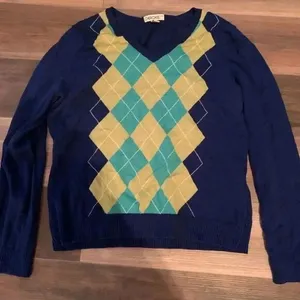 ❤️ vintage y2k argyle sweater Size XL thumbnail 1