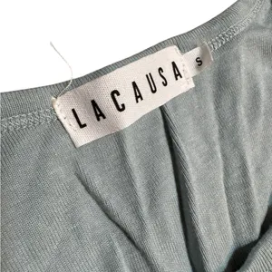 👚 LACAUSA Revolve Racerback Tank Top Gray blue Small NWOT‎ 👚 thumbnail 2