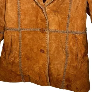 Vintage Images by Damselle Suede Jacket as‎ is thumbnail 6