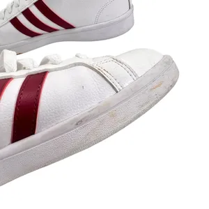 Adidas Unisex Cloudfoam Ortholite Advantage Red Stripe Sneakers thumbnail 5