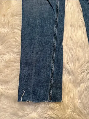 Abercrombie & Fitch Womenm Size 26/2 Long The 90's Straight Mid Rise Jean Medium thumbnail 6