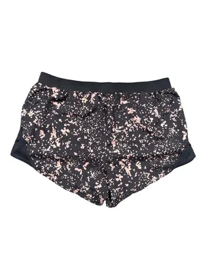 Under Armour HeatGear Dark Gray Pink Running Shorts LG thumbnail 3