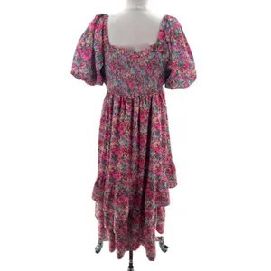 Free‎ the roses floral maxi ruffle dress sz L thumbnail 6