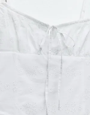 ZARA Embroidered Dress thumbnail 8