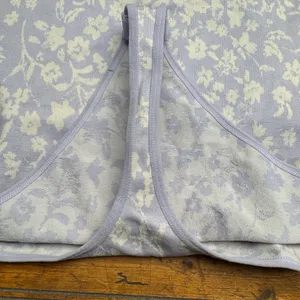Free‎ People Intimately Floral Print Thong Bodysuit Lavender Cream M thumbnail 5