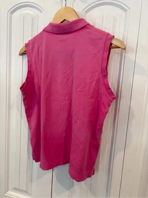 Lauren Ralph Lauren pink polo tank top size petite large thumbnail 2