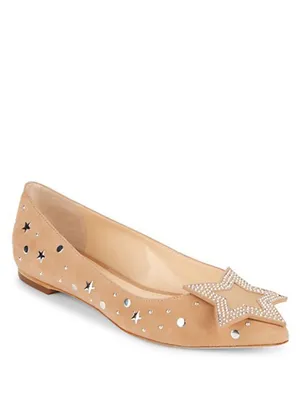 Isa Tapia Ganna Star Ballet Flats In Summer Sand Size 36 (6 US) thumbnail 3
