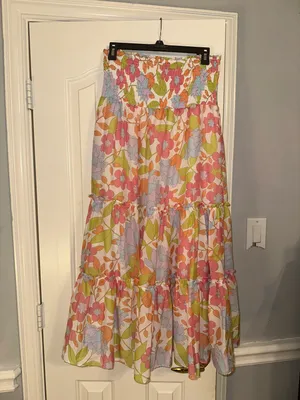 Impeccable Pig floral maxi skirt or dress thumbnail 2