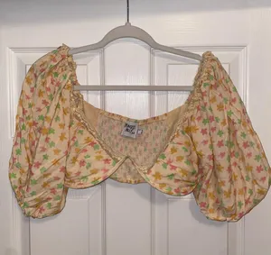 Princess Polly Puff Sleeve Crop Top thumbnail 2