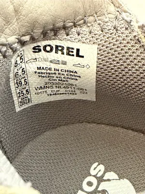 SOREL Out N About Slip-On Wedge Boot Women’s Grey White Size US 8.5M/UK 6.5M NEW thumbnail 5