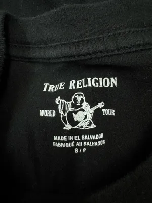 True Religion Mens Black Long Sleeve Shirt Size Small thumbnail 4