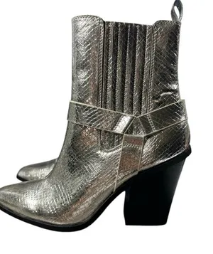 Dolce Vita Nilano Harness Bootie in silver SZ 10 NWB thumbnail 1