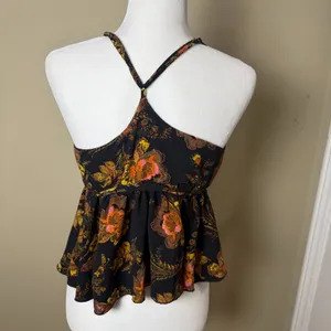 URBAN OUTFITTERS Wrap Front Tank Top Blouse Top Shirt Size Small Floral thumbnail 6