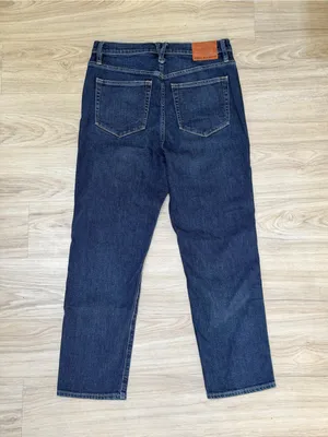 J Crew Point Sur Shoreditch High Rise Straight Jeans Dark Wash 90s Minimalist thumbnail 2