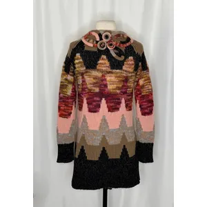 Anthropologie SLEEPING ON SNOW Loops & Angles Cardigan Sweater Wool Small thumbnail 7