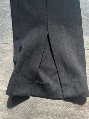 Cos Black Split Hem Pull On  Knit Career Work Casual Pants Size M Professional thumbnail 3