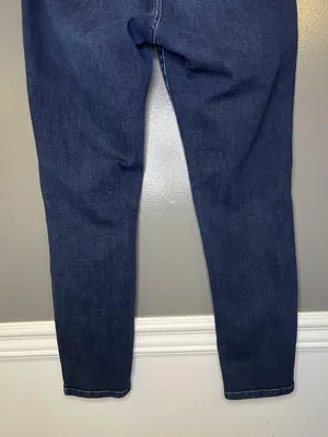 Good American Good Legs Crop Jeans Womens 30 Dark Wash High Rise Denim thumbnail 6