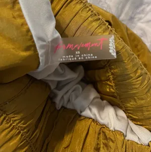 Free People FP Movement The Way Home Shorts XS Varsity Gold thumbnail 2