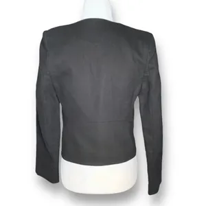 See By Chloé Black Tailored Blazer Satin Lapel Hourglass Jacket Timeless Classic thumbnail 4